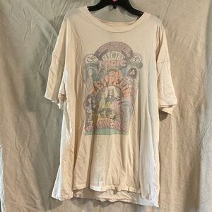 Led Zeppelin Graphic Tee - Cream
